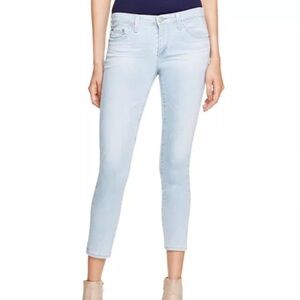 AG Adriano Goldschmied Women's The Stilt Crop Light Wash Cropped Jeans Size 28